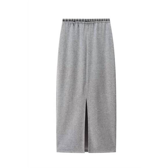 NEW SUNDAYUP anna polo shirt and midi skirt set in grey - Picture 10 of 10